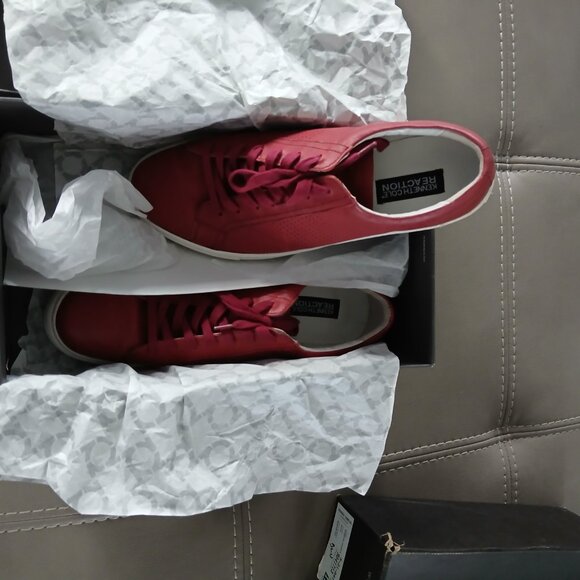 Candidly - Red Leather Sneakers size 11 - Picture 2 of 5